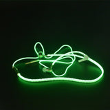 Glow in the dark earphone with zipper