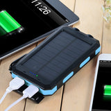 10000mAh Portable Solar Power Bank Dual USB