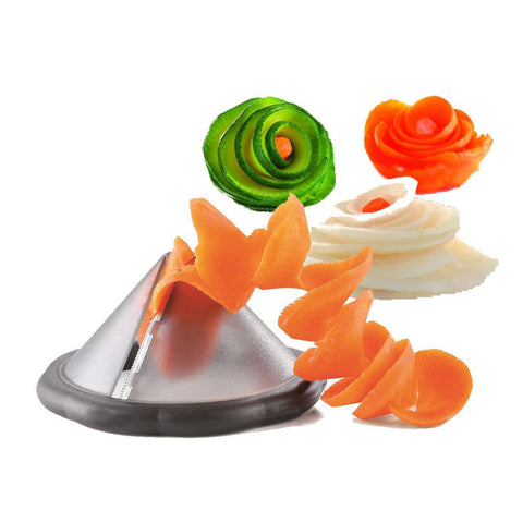 Vegetable spiralizer slicer tool