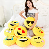 Funny emoji pillow